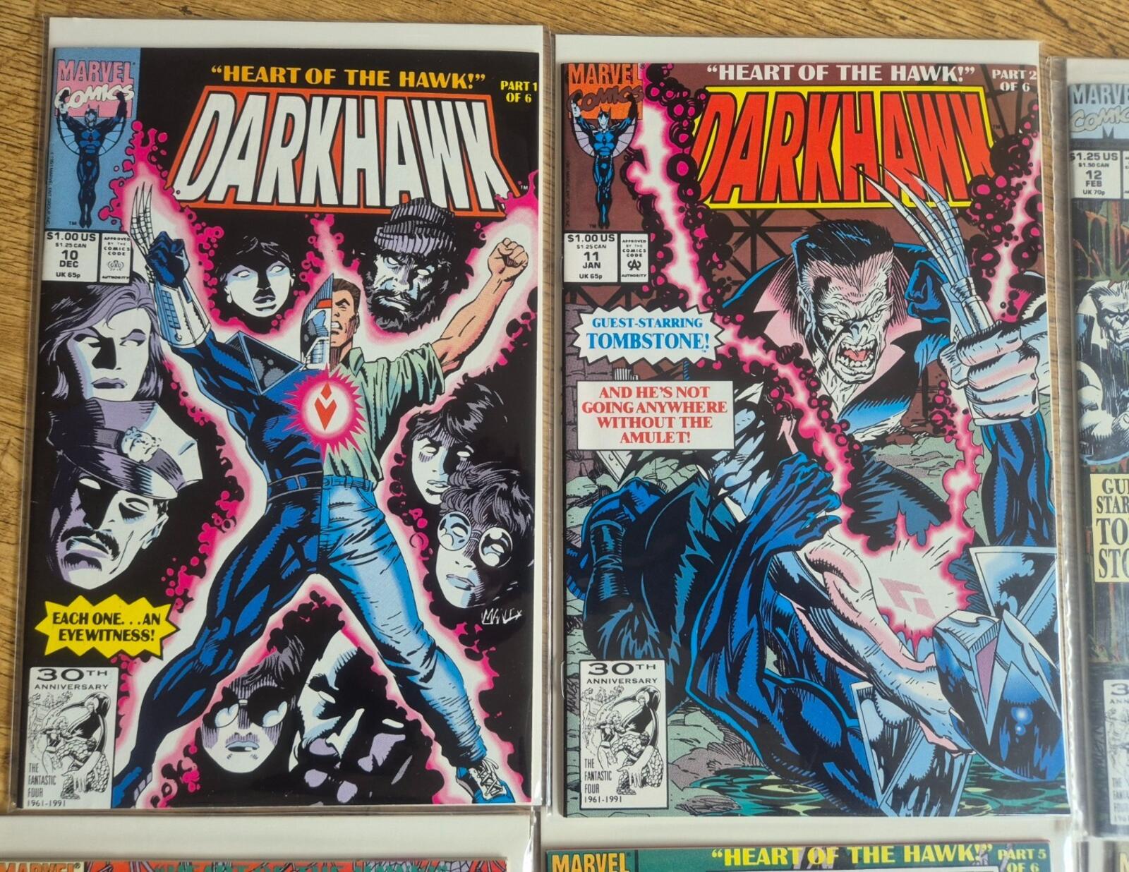 Darkhawk Heart of the Hawk #1-6 (#10-15 +Annual) Venom Tombstone & Annual VF/NM