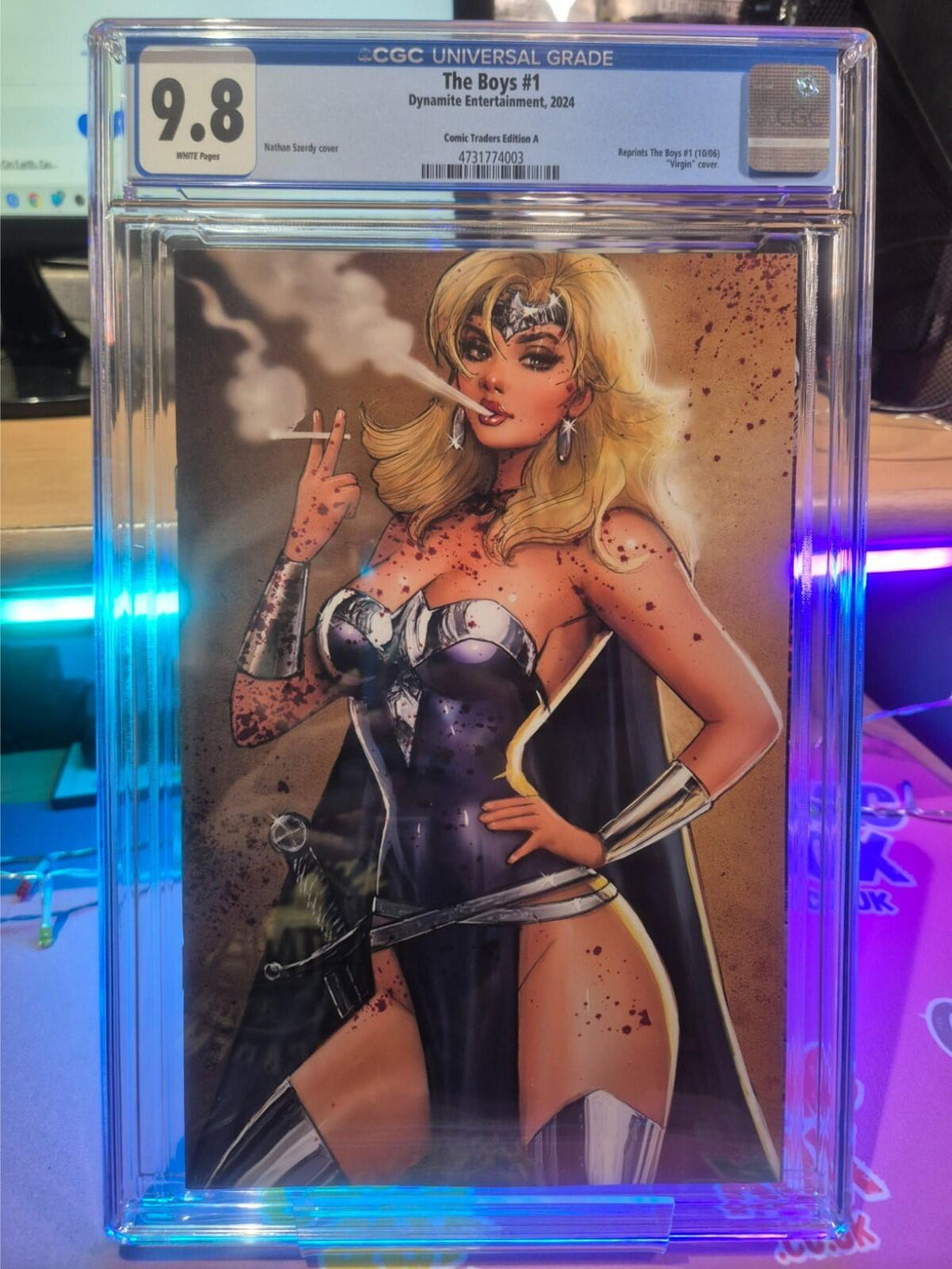 The Boys #1 , CGC 9.8 TOP POP!, Nathan Szerdy Virgin Variant