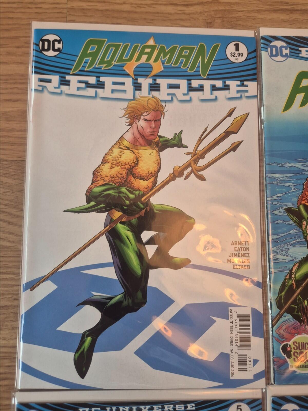 AQUAMAN DC REBIRTH 1 2 3 4 5 7 8 9 10 11 (Missing #6) 2016, High Grade