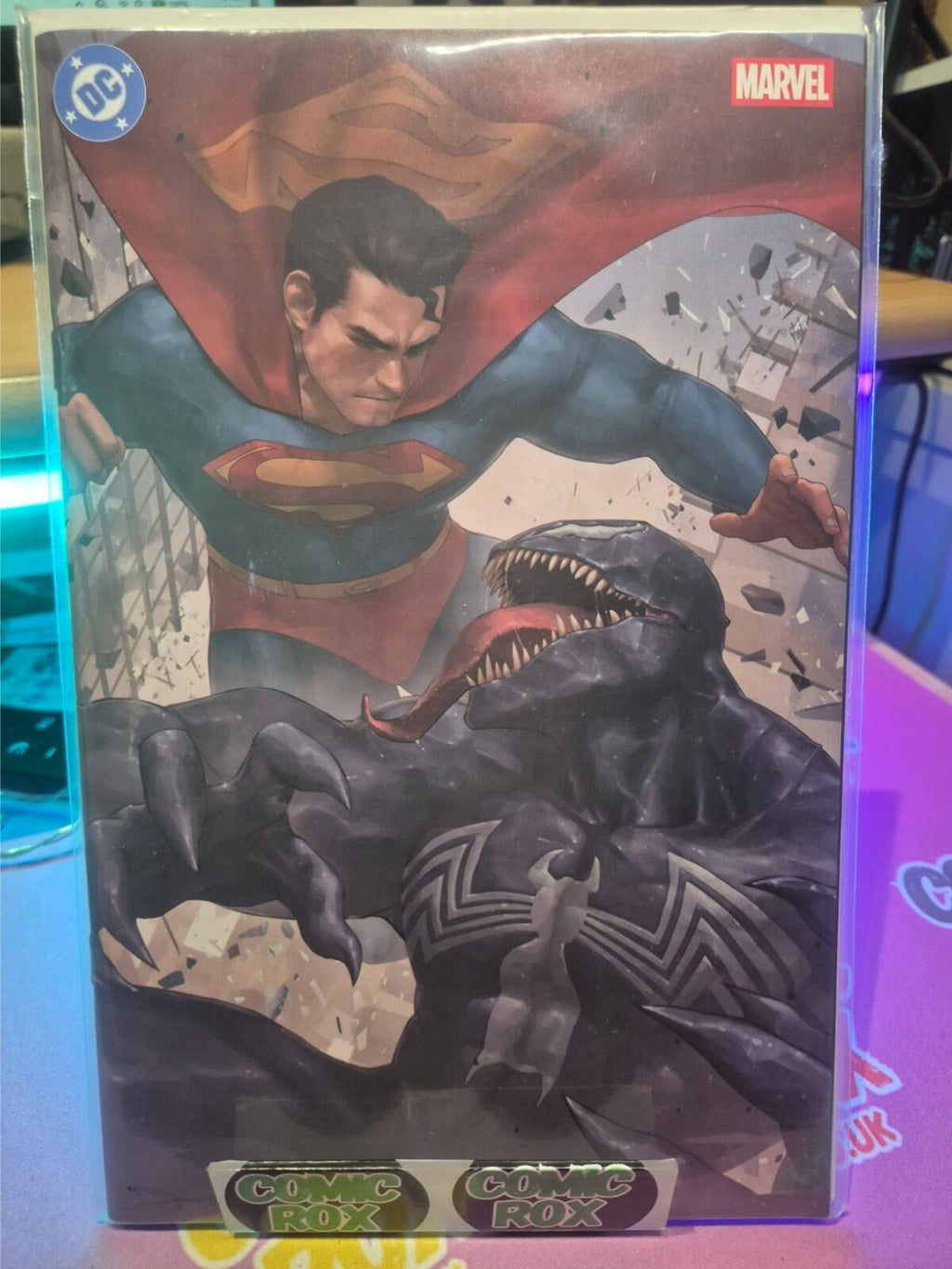 DC / Marvel: Superman / Spider-Man #1 JeeHyung Lee Excl Virgin Variant Ltd 1000