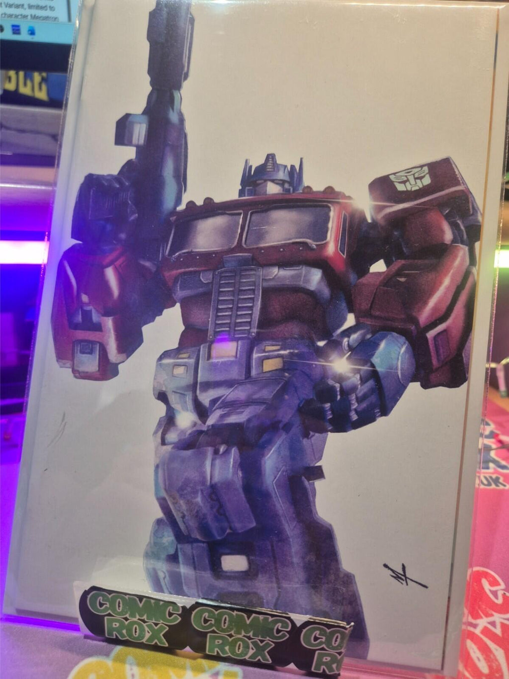 Transformers #25, Marco Turini Rare Exclusive Spotlight Variant, Ltd. 750, NM