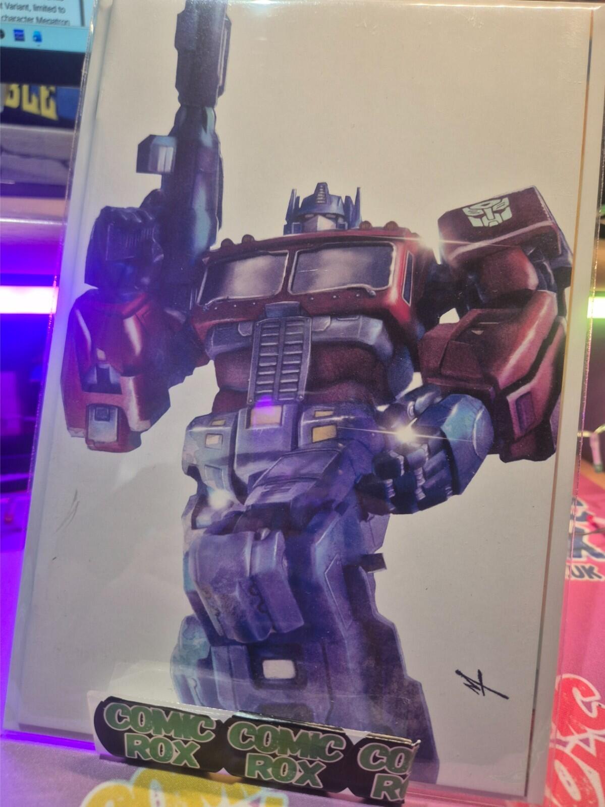 Transformers #25, Marco Turini Rare Exclusive Spotlight Variant, Ltd. 750, NM