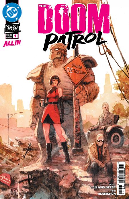 DOOM PATROL #1 Second Printing Cover A Niko Henrichon — PRE-ORDER