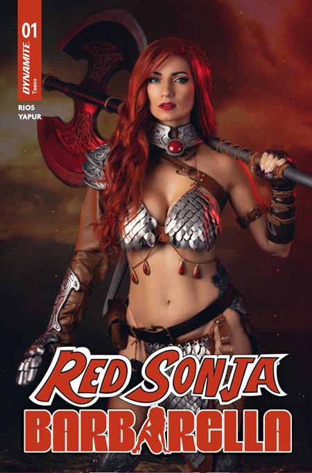 RED SONJA BARBARELLA #1 Cover D COSPLAY IVY RED SONJA Variant — PRE-ORDER