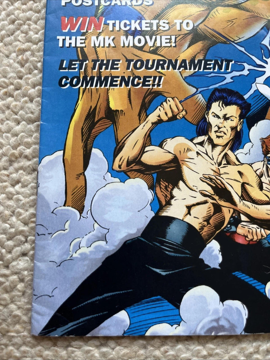 Mortal Kombat #1, Video Game 1st Comic Key issue 1  1995 by Manga Magazine, RARE