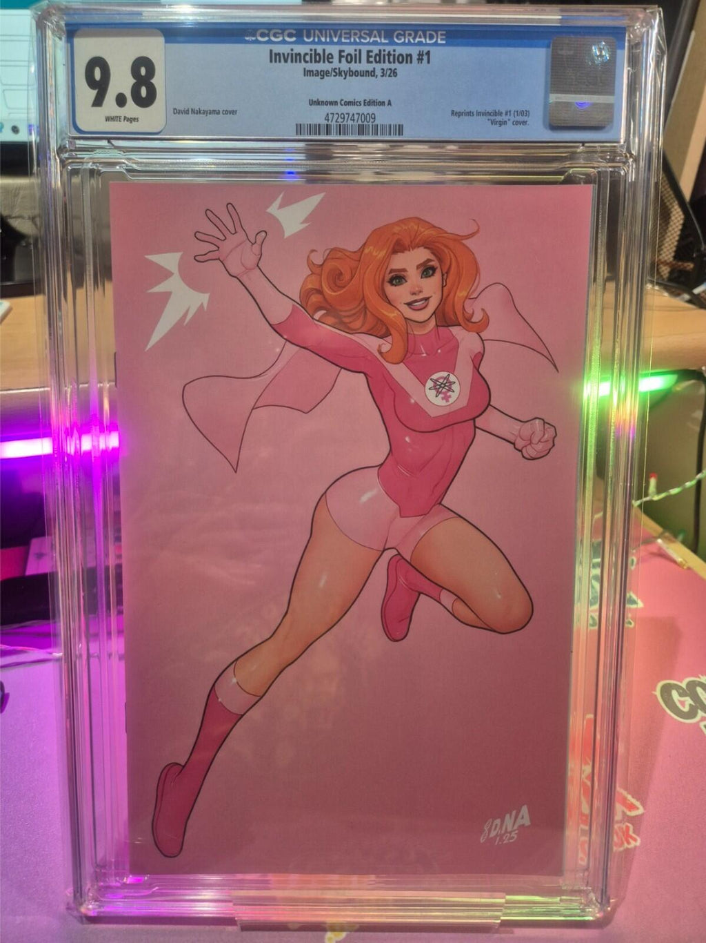 Invincible #1, CGC 9.8, David Nakayama Megacon Exclusive Virgin Variant