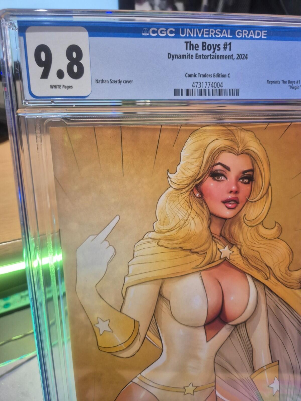 The Boys #1, CGC 9.8, TOP POP! Highest Graded, White Pages