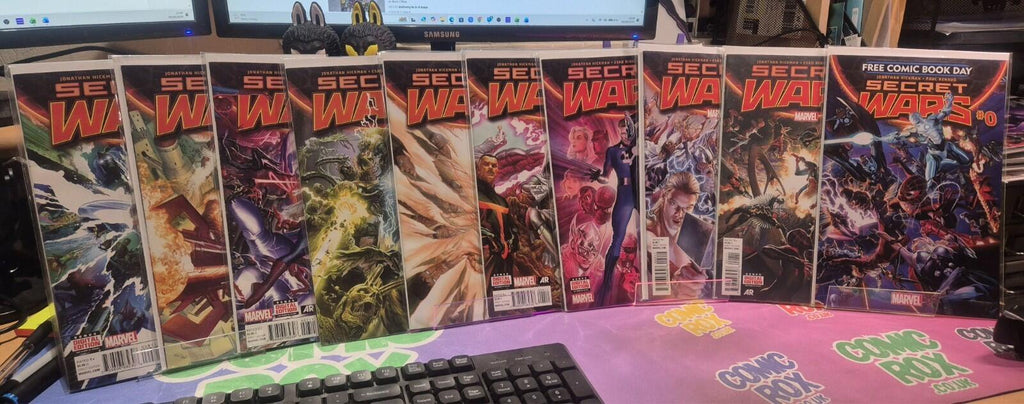 Secret Wars #0-9, Alex Ross & Hickman, 2015 Marvel Comics Complete Set, All NM