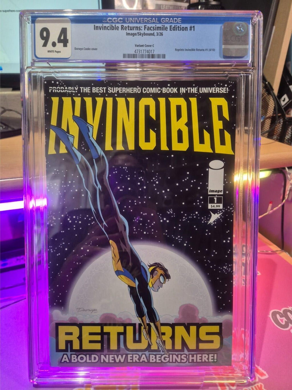 Invincible Returns Facsimile Edition #1 CGC 9.4