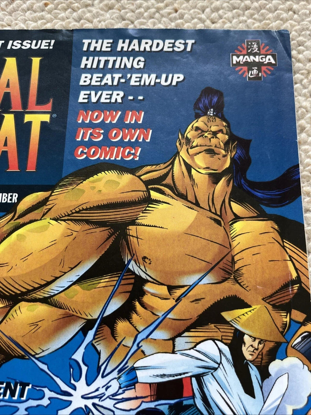 Mortal Kombat #1, Video Game 1st Comic Key issue 1  1995 by Manga Magazine, RARE