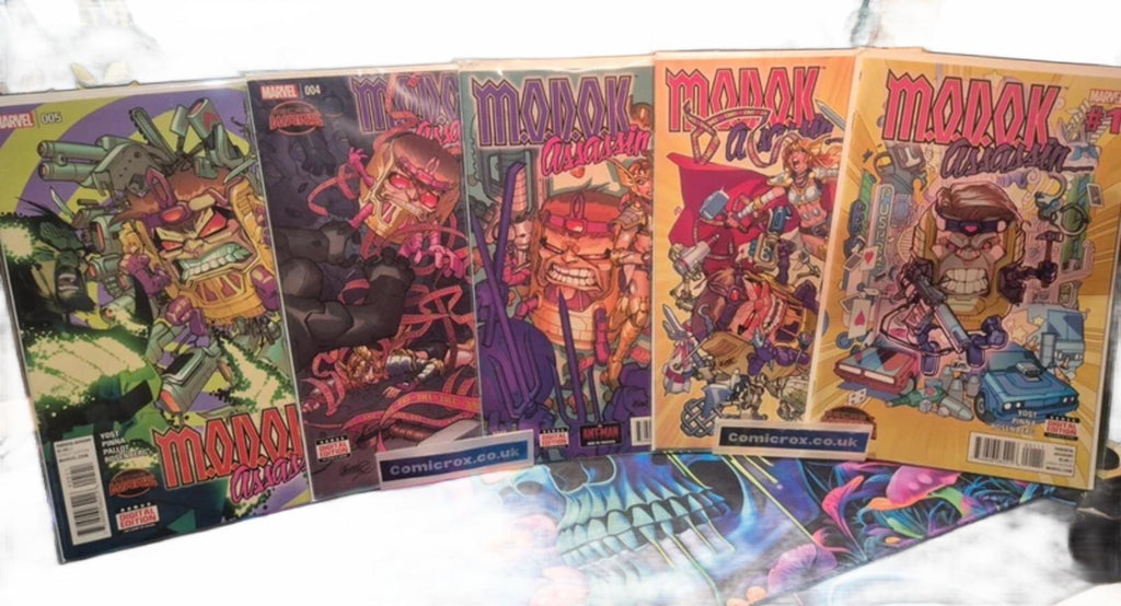 M.O.D.O.K. Assassin, Secret Wars #1-5, Complete Set, 2015 Marvel, NM