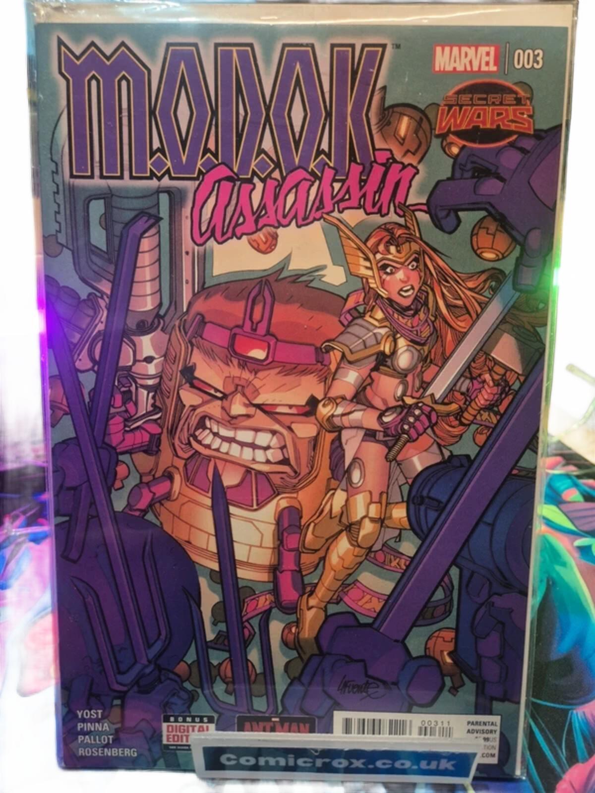 M.O.D.O.K. Assassin, Secret Wars #1-5, Complete Set, 2015 Marvel, NM