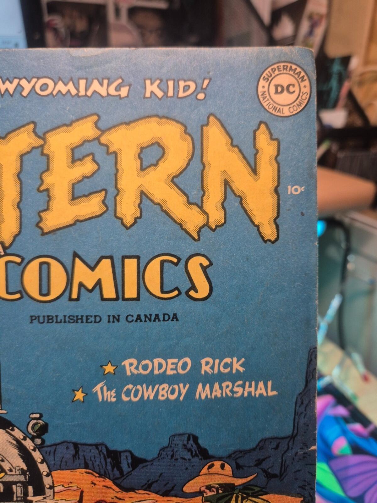 WESTERN COMICS #17, DC COMICS, 1950, WYOMING KID-GOLDEN AGE, VG/FN (or higher)