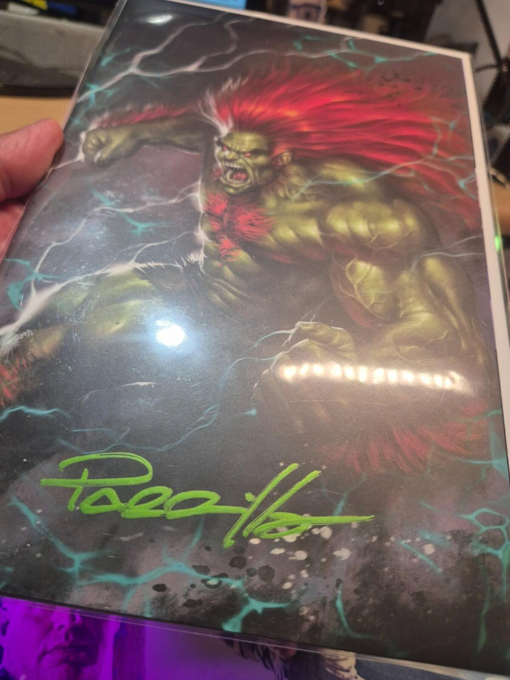 Street Fighter #1, SIGNED BY Lucio Parrillo COA, Ltd 500, NM