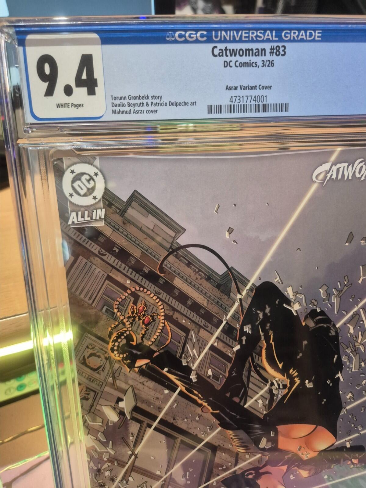 Catwoman #83, CGC 9.4 Mahmud Asrar Variant 2026