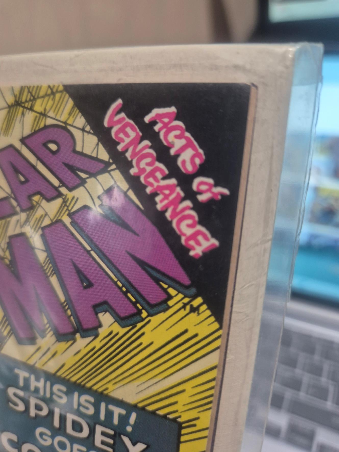 THE SPECTACULAR SPIDER-MAN 158, MARVEL COMICS, DECEMBER 1989, VF+ KEY