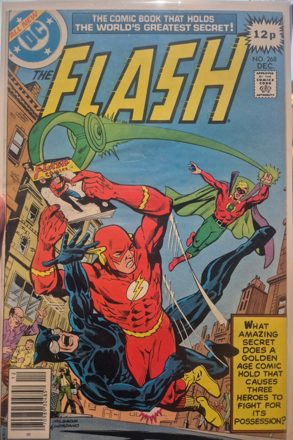 FLASH #268 VOL. 1 7.0 UK Price Variant DC COMIC BOOK FN/VF