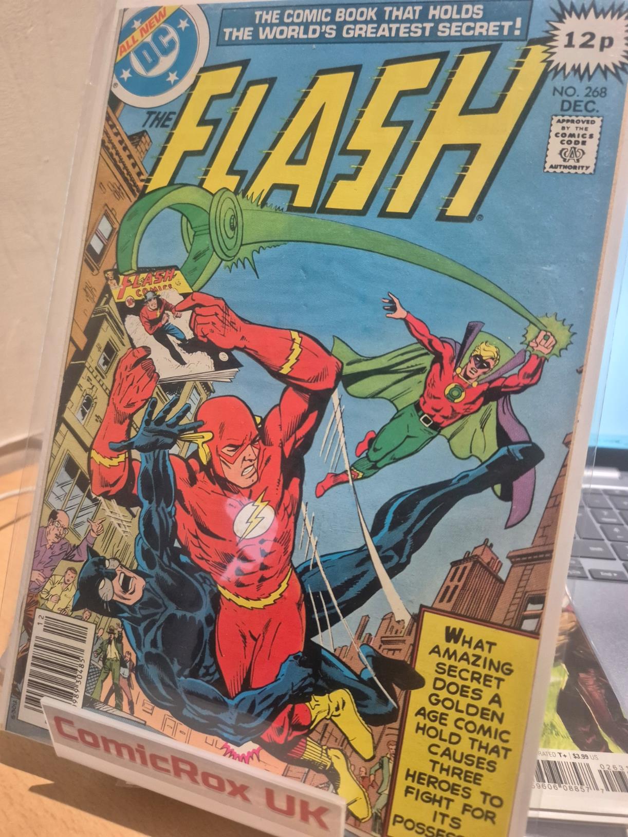 FLASH #268 VOL. 1 7.0 UK Price Variant DC COMIC BOOK FN/VF