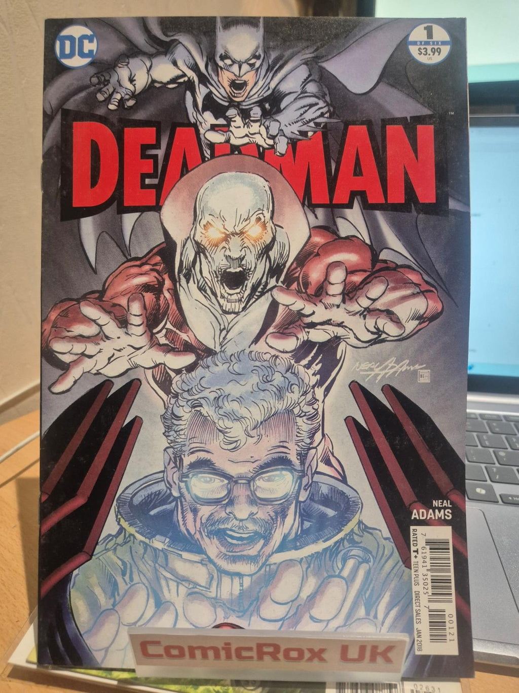 Deadman #1 B (DC 2018) VF+ condition issue. Variant Neal Adams