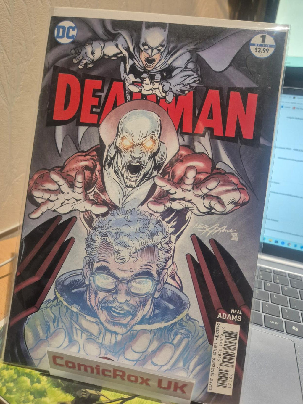 Deadman #1 B (DC 2018) VF+ condition issue. Variant Neal Adams