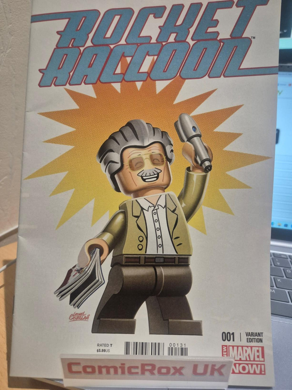 Rocket Raccoon #1 Stan Lee Lego Variant Castellani Cover Marvel  2014 VF/NM