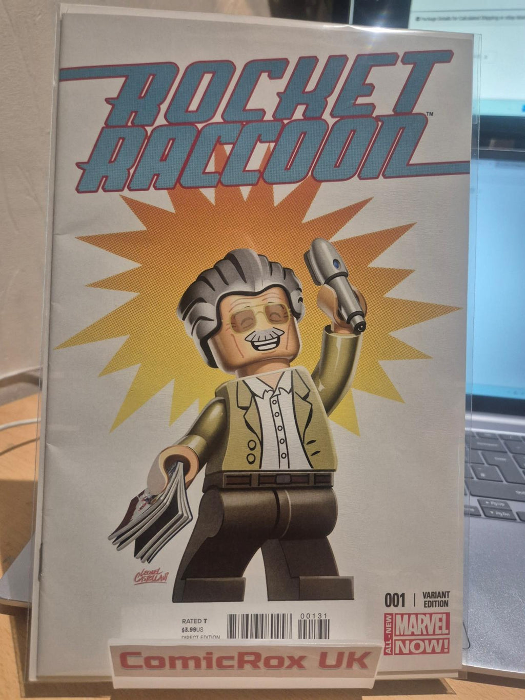 Rocket Raccoon #1 Stan Lee Lego Variant Castellani Cover Marvel  2014 VF/NM