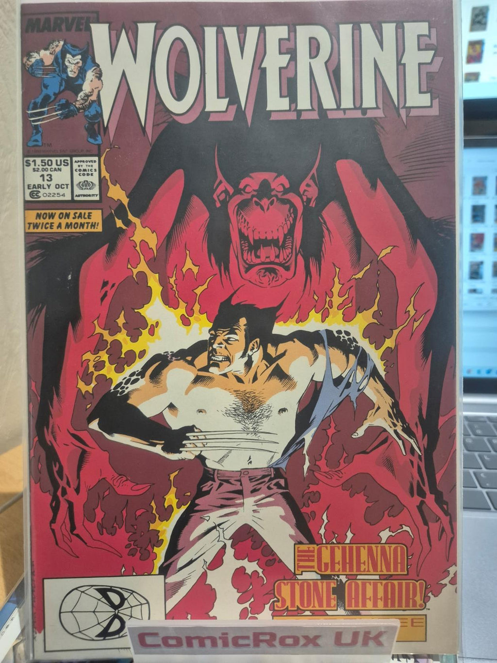 Wolverine #13 Vol1 Marvel Comics X-Men Gehenna Stone October 1989 NM-