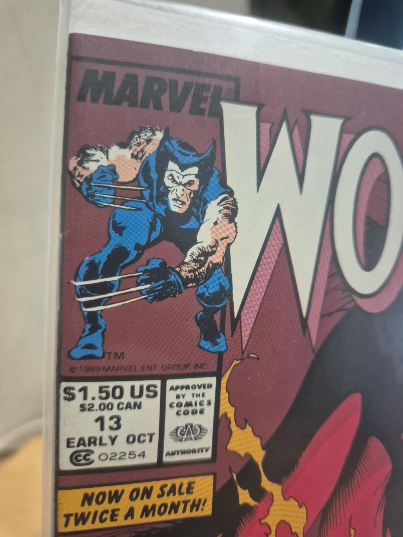 Wolverine #13 Vol1 Marvel Comics X-Men Gehenna Stone October 1989 NM-