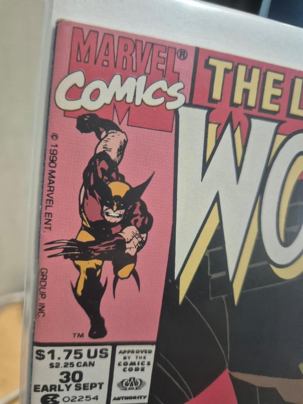 Wolverine #30 Vol1 Marvel Comics X-Men NM  (9.4) September 1990