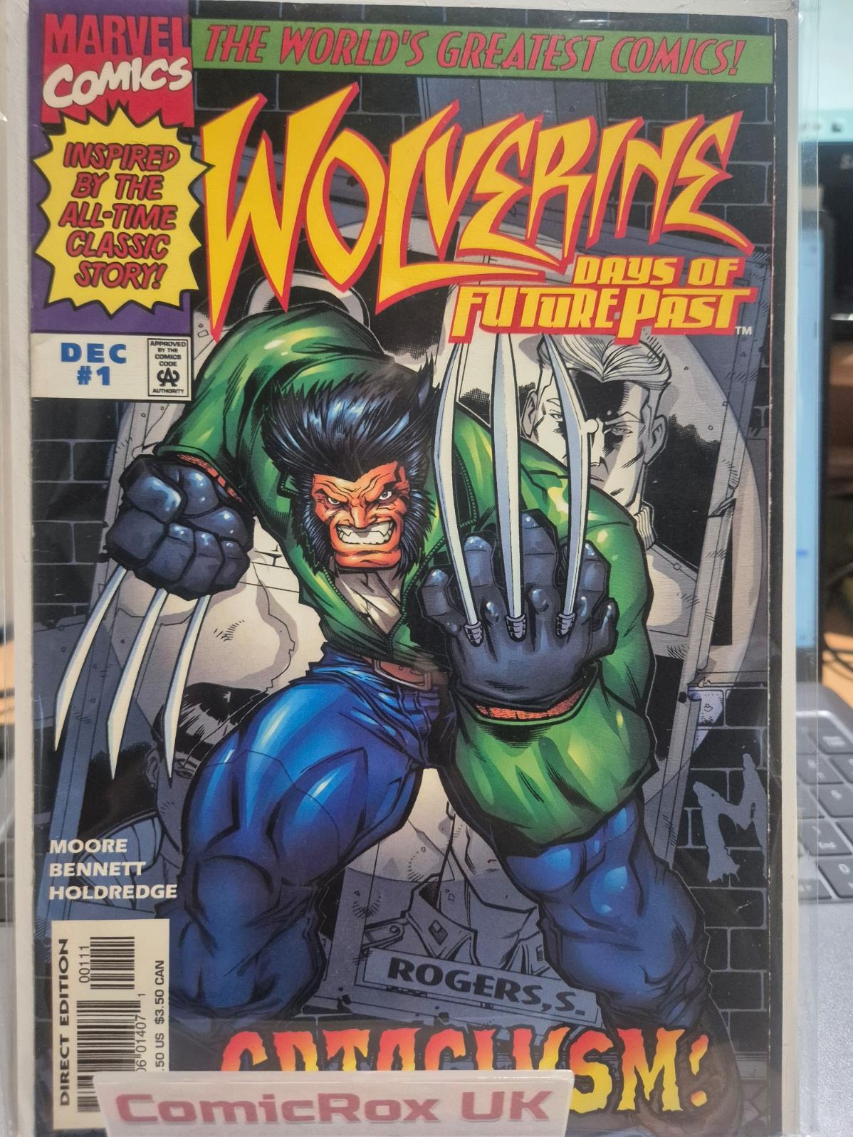 Wolverine Days of Future Past Issue #1,2,3 Complete Set 1997 Marvel