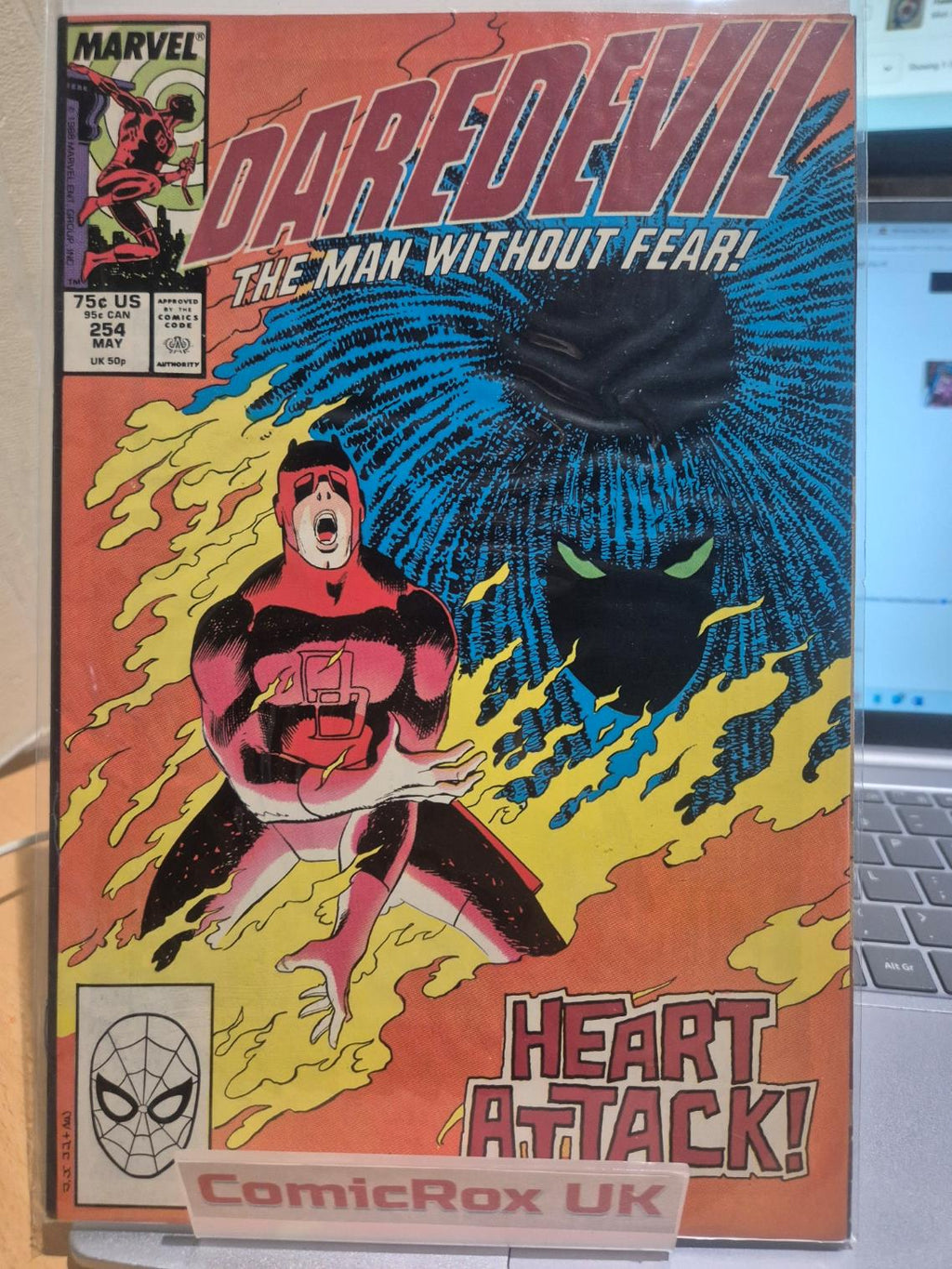 Daredevil # 254 1st Series May 1988 Very Fine+ copy KEY:1st TYPHOID MARY