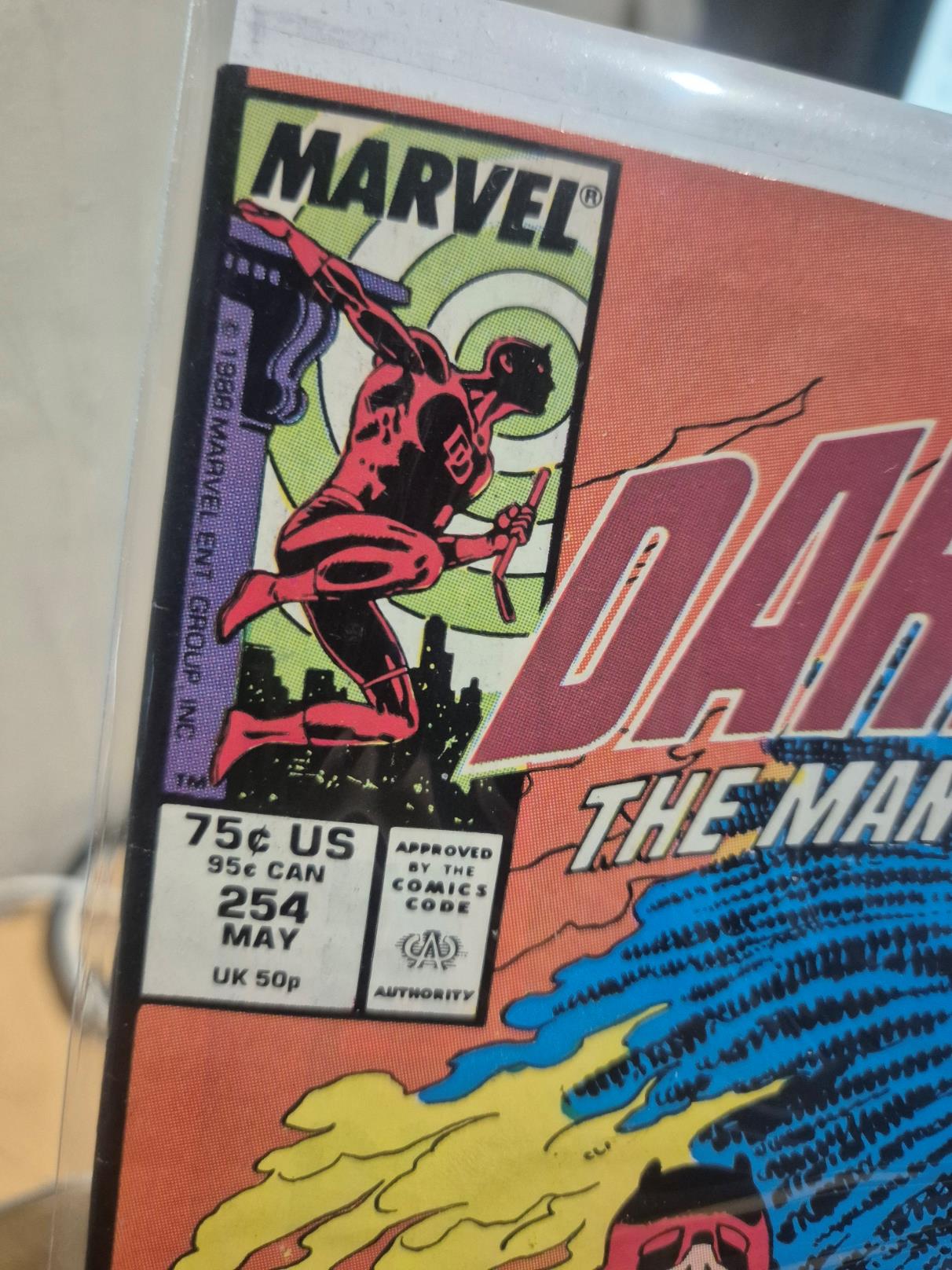 Daredevil # 254 1st Series May 1988 Very Fine+ copy KEY:1st TYPHOID MARY