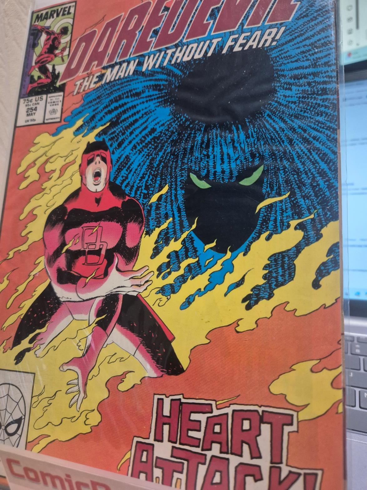 Daredevil # 254 1st Series May 1988 Very Fine+ copy KEY:1st TYPHOID MARY