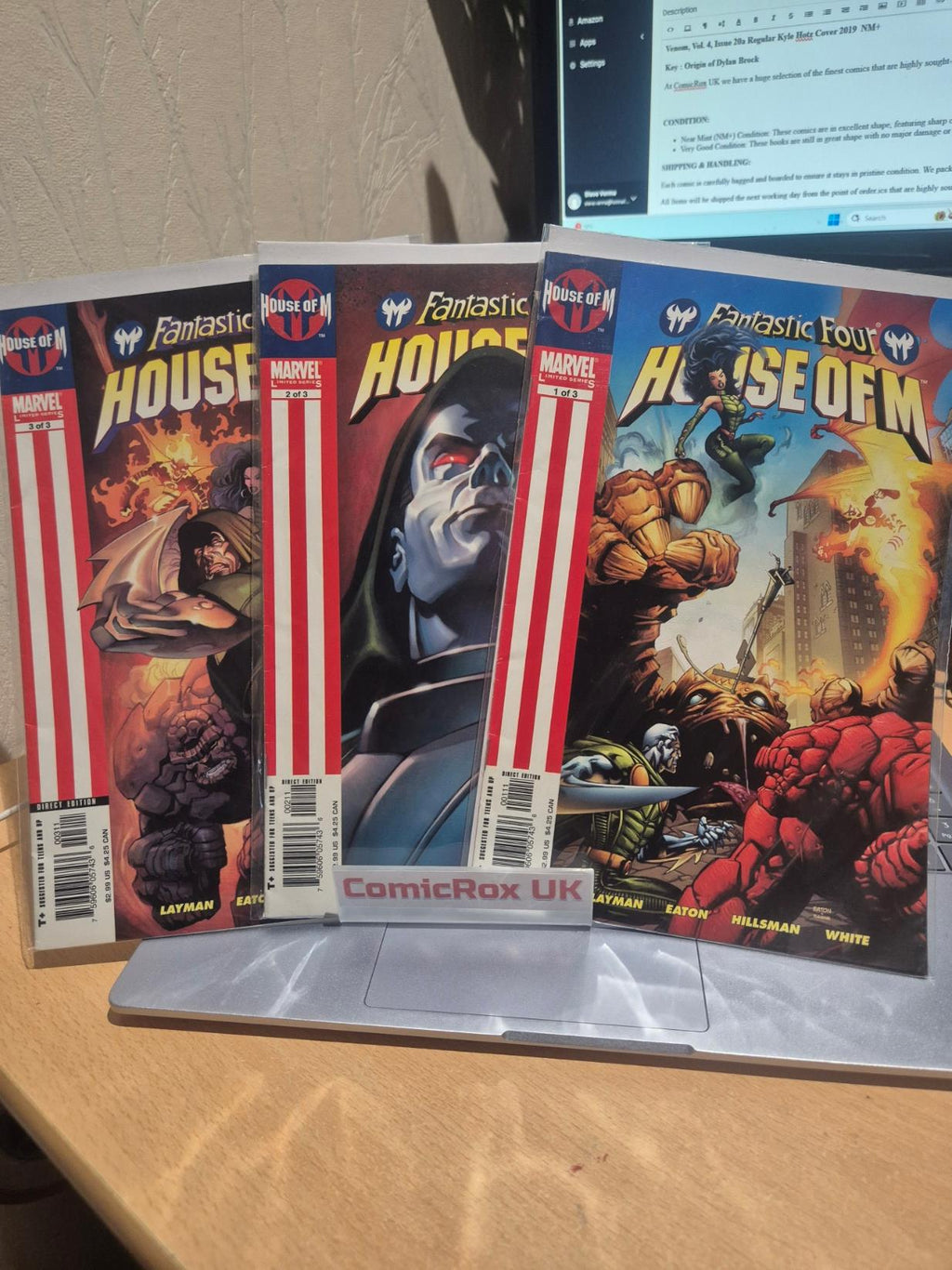 Fantastic Four House of M - Vol. 1 (2005) #1-3 Complete Set VF