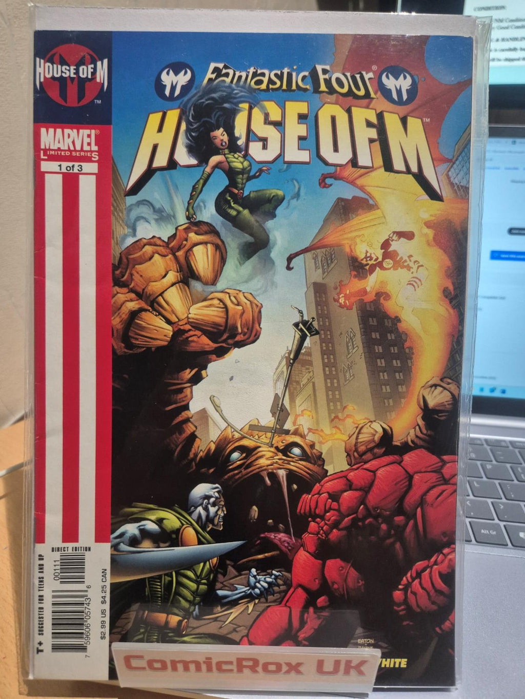 Fantastic Four House of M - Vol. 1 (2005) #1-3 Complete Set VF