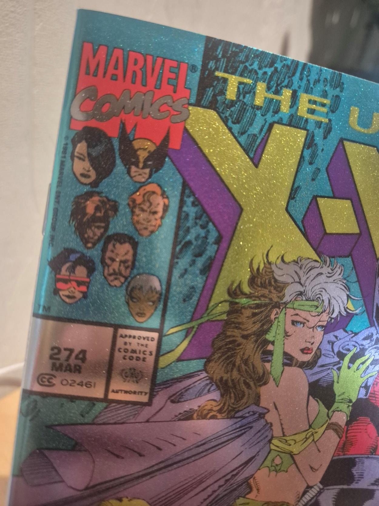 Uncanny X-Men #274 Foil Facsimile Exclusive Variant Cover Marvel Comics 2024 NM+