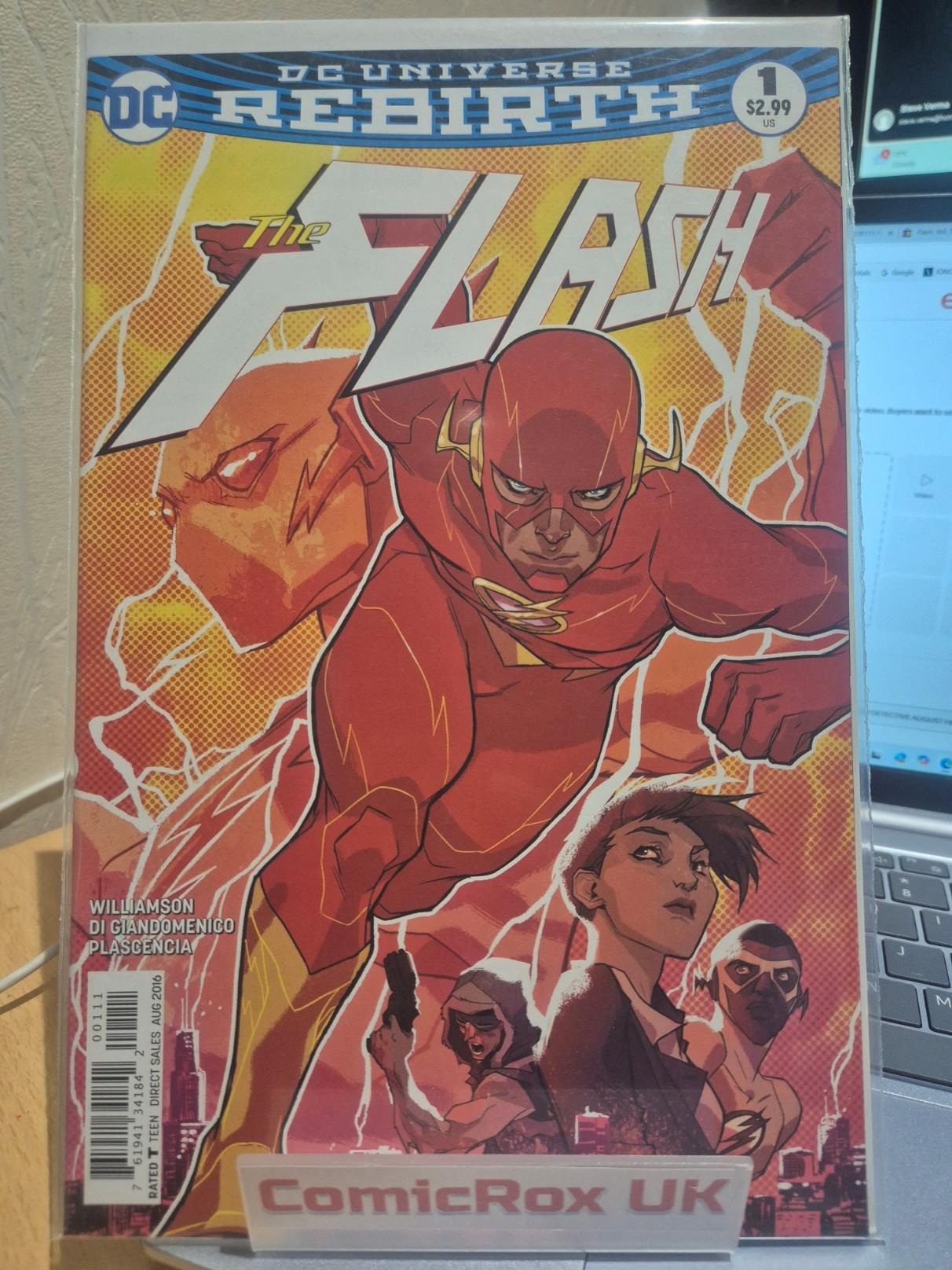 DC Comic The Flash vol.5 #1 August 2016 KEY: 1st app detective  NM+