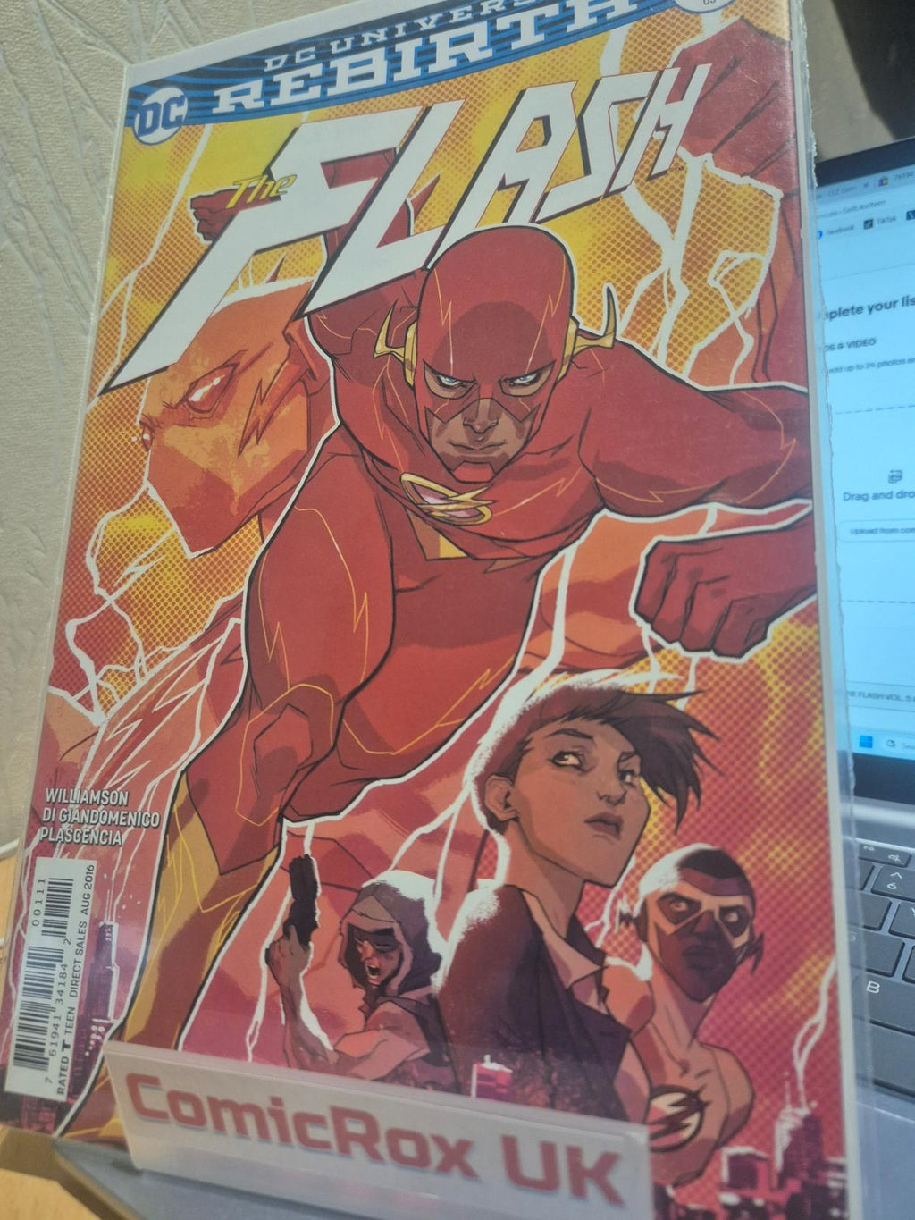 DC Comic The Flash vol.5 #1 August 2016 KEY: 1st app detective  NM+