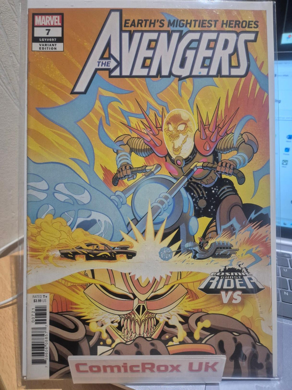 Avengers #7 Tradd Moore Cosmic Ghost Rider Vs Variant 2018 Marvel Comics NM+