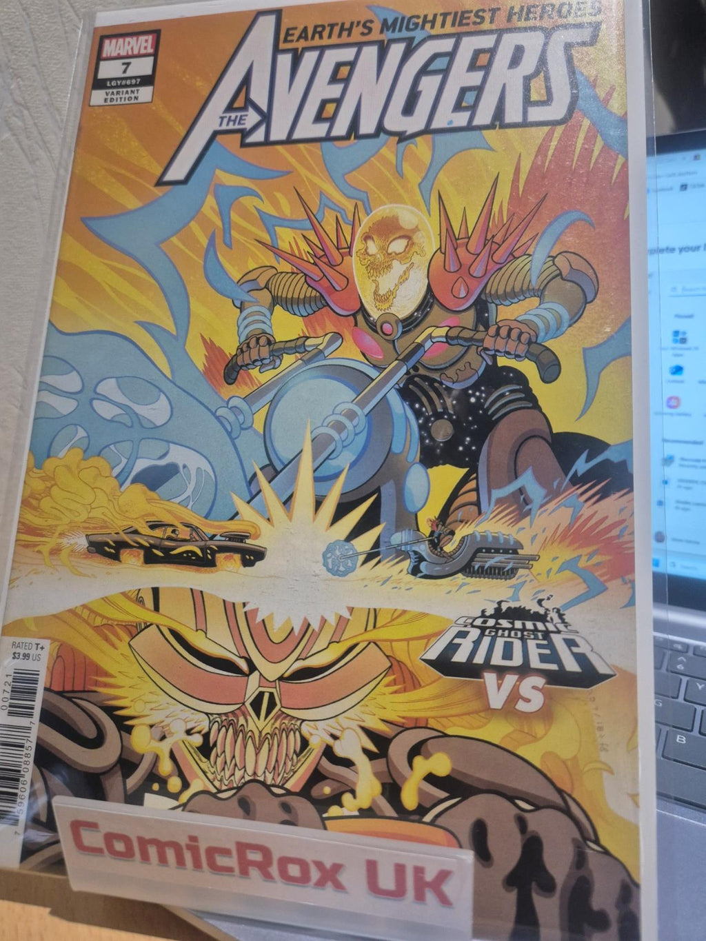 Avengers #7 Tradd Moore Cosmic Ghost Rider Vs Variant 2018 Marvel Comics NM+
