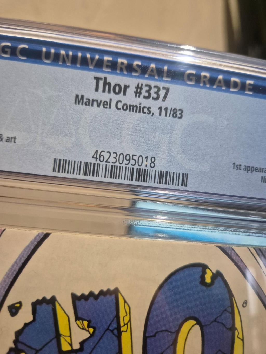 Thor ( The Mighty) #337 (Marvel 1983) CGC 9.2 - White Pages, Key Edition