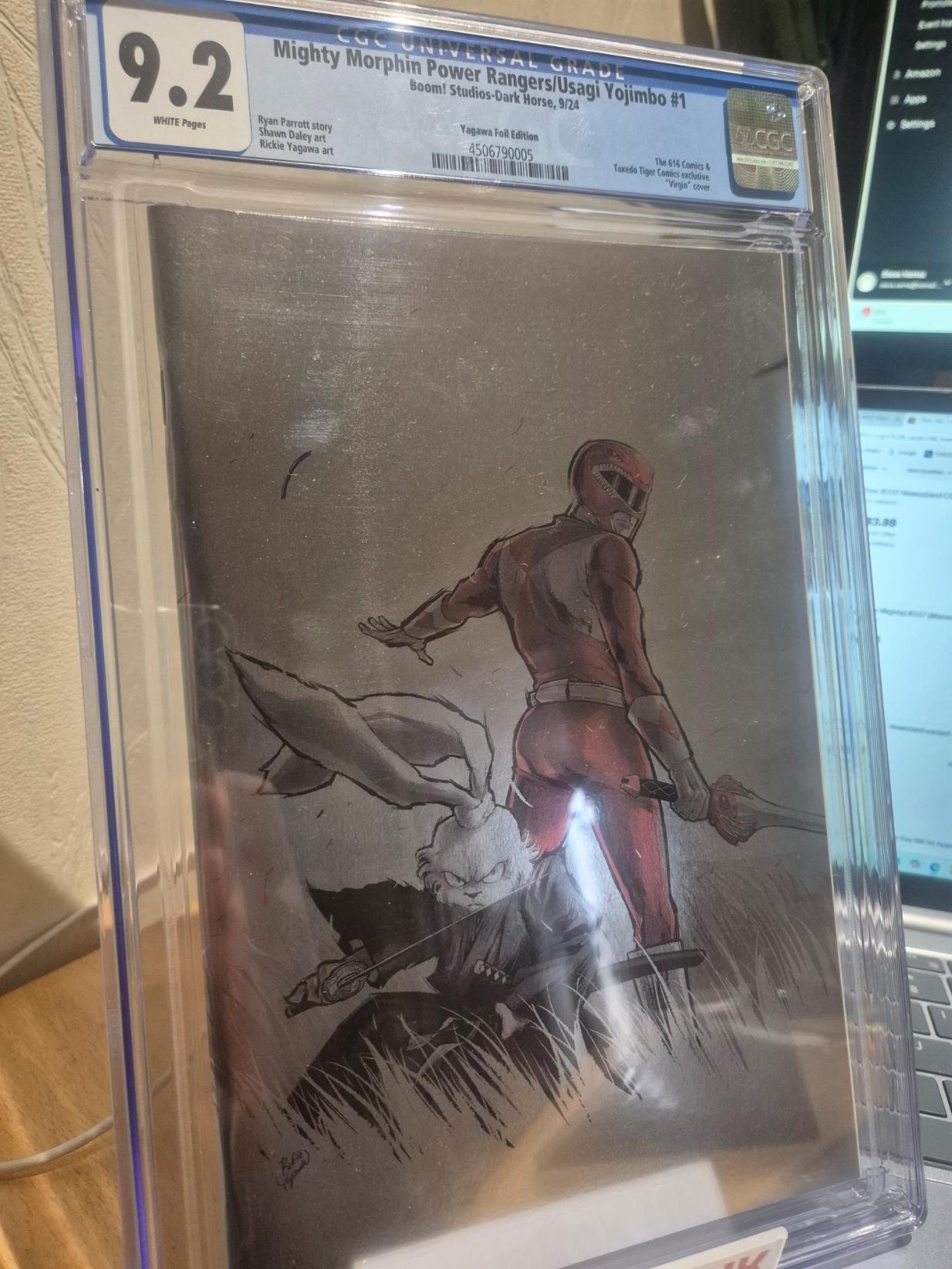 Mighty Morphin Power Rangers Exclusive Foil Variant (Ltd to 250) 2024  CGC 9.2