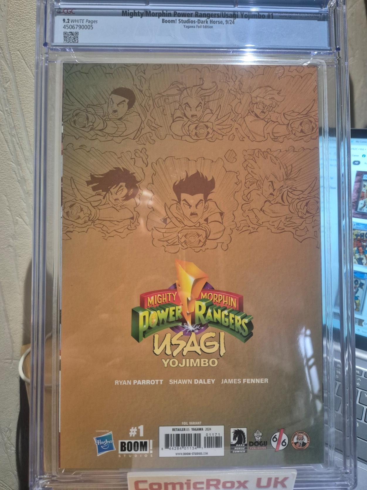 Mighty Morphin Power Rangers Exclusive Foil Variant (Ltd to 250) 2024  CGC 9.2