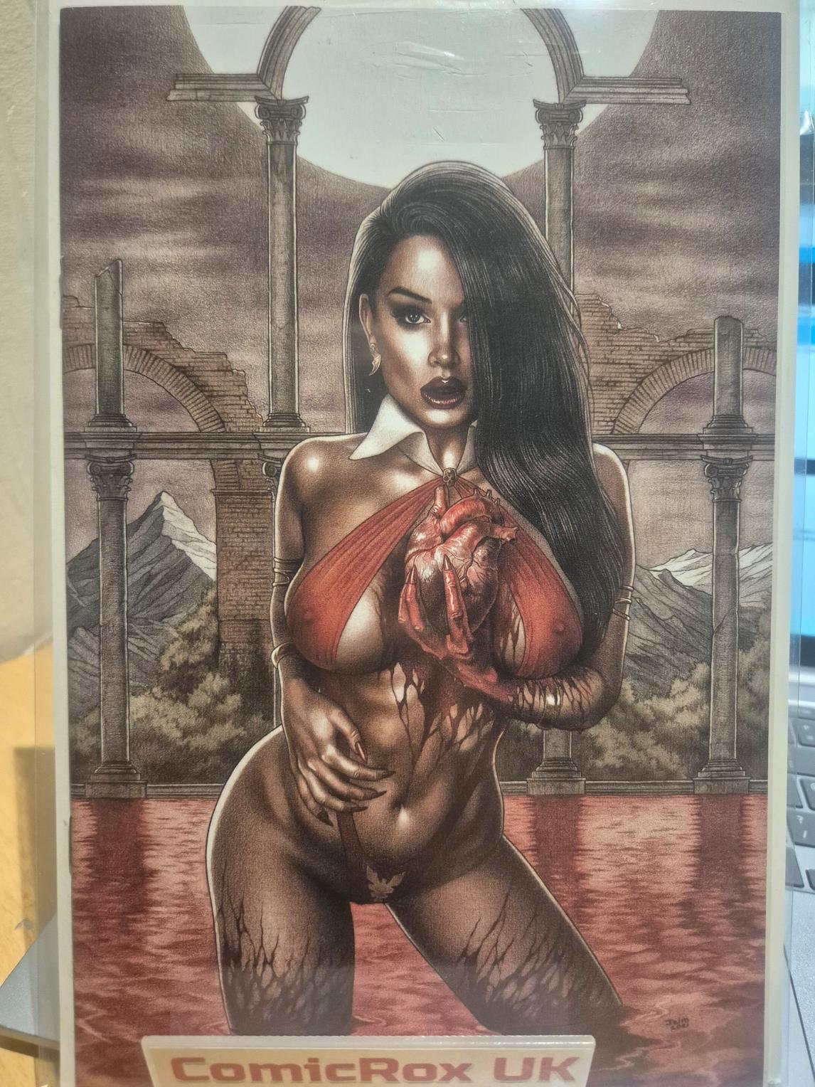 Vampirella #23 Vol6 Bridegroom Virgin Cover Slab City Comics Variant NM+ Ltd 500