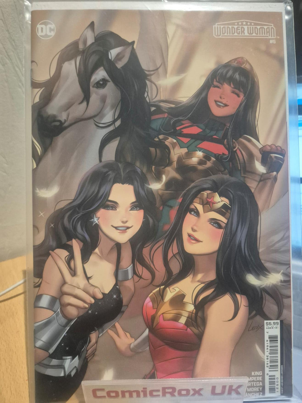 Wonder Woman #5 Cover B Lesley Leirix Li Card Stock Variant Vol 6 (2024) NM+