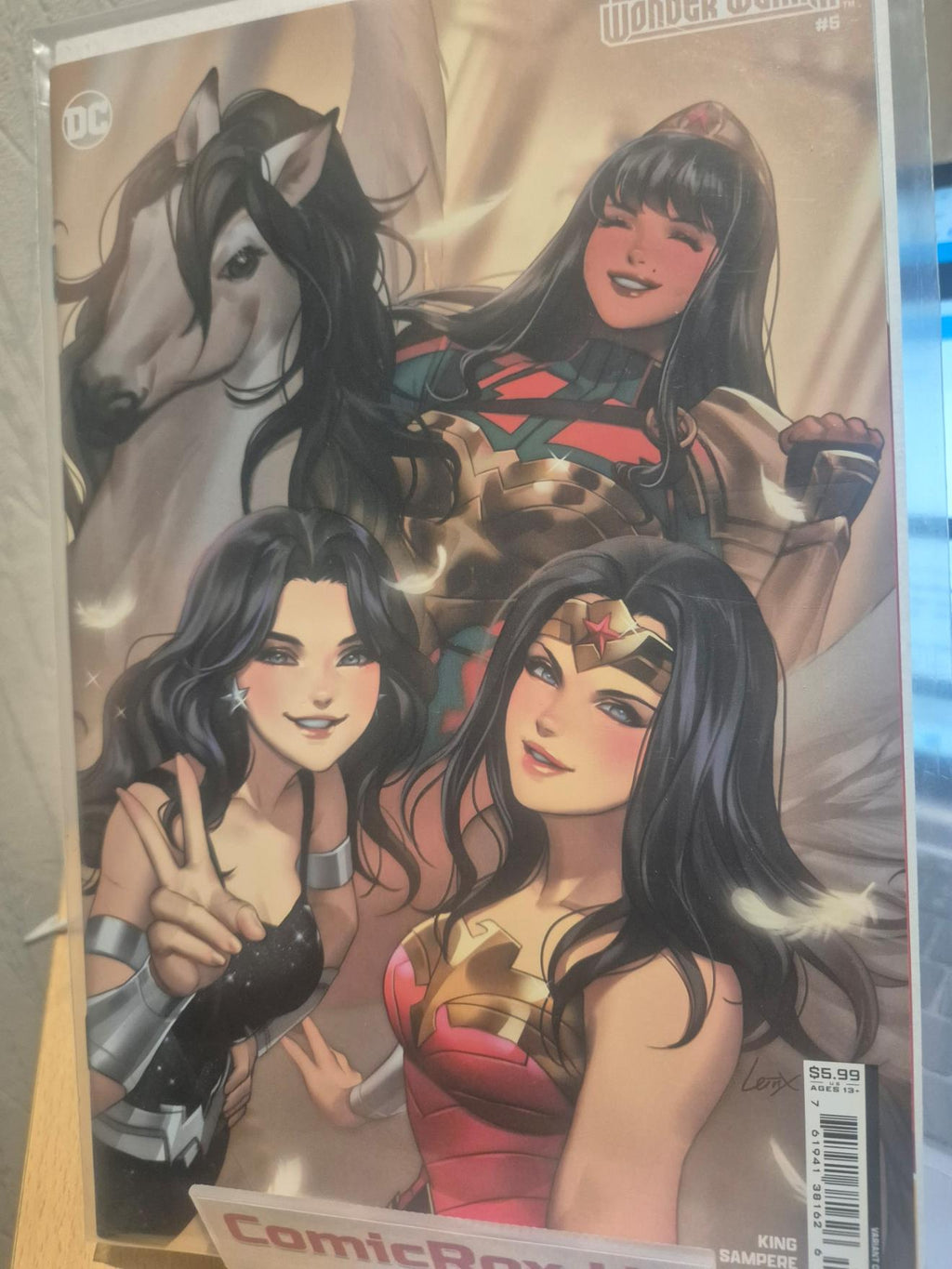 Wonder Woman #5 Cover B Lesley Leirix Li Card Stock Variant Vol 6 (2024) NM+