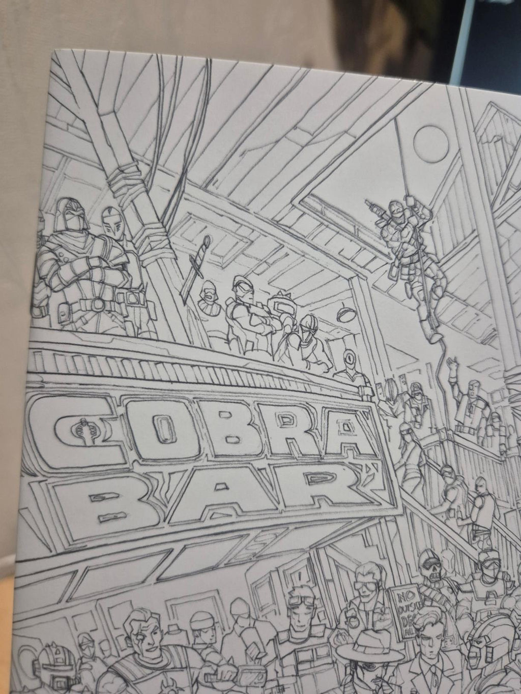 GI Joe A Real American Hero #320 Alan Quah Excl Virgin B&W Inks Ltd 750 - NM/M