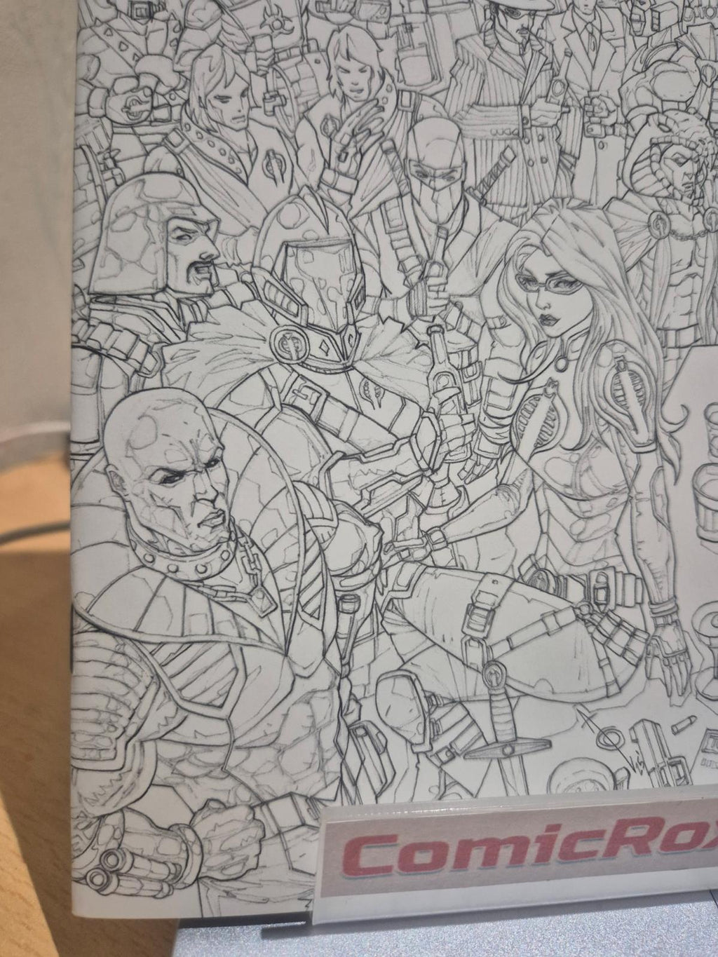 GI Joe A Real American Hero #320 Alan Quah Excl Virgin B&W Inks Ltd 750 - NM/M