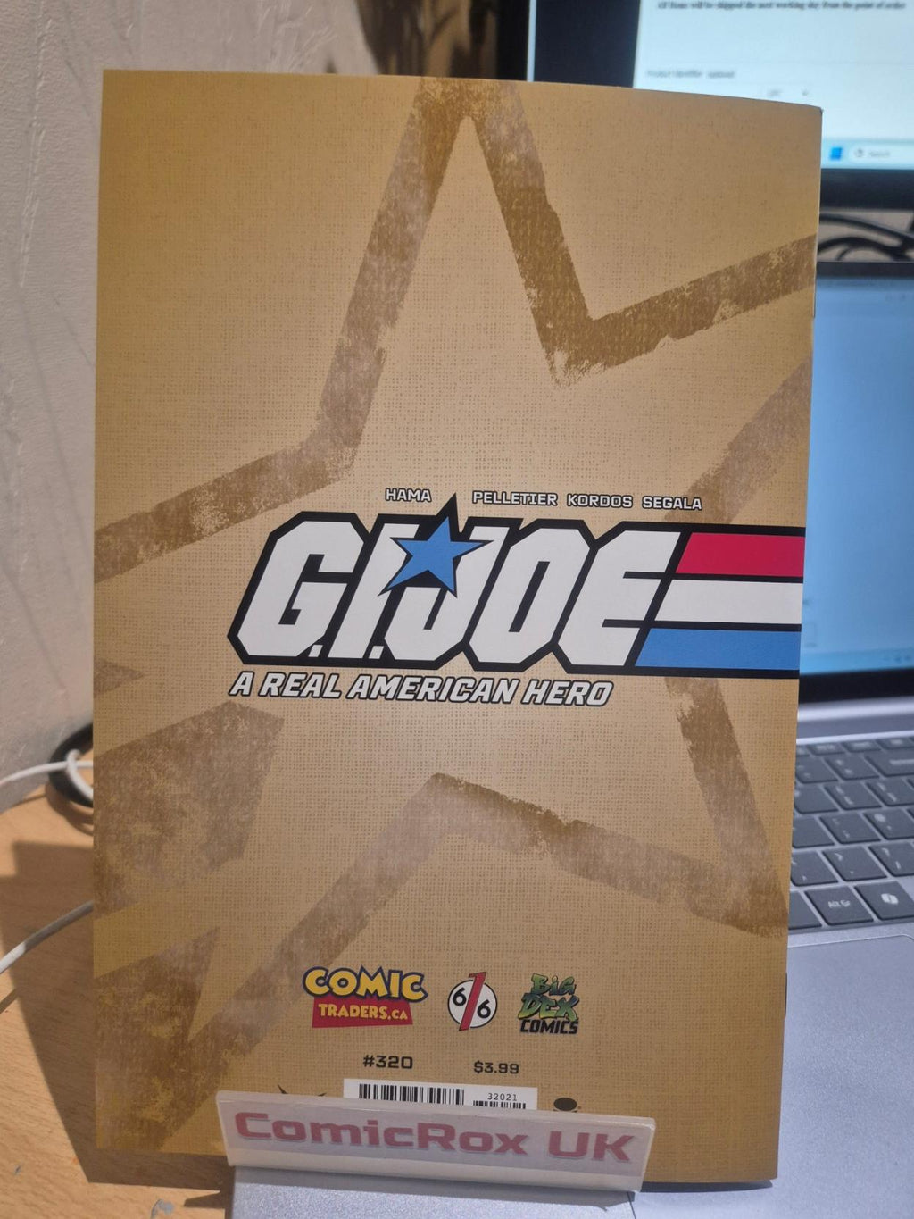 GI Joe A Real American Hero #320 Alan Quah Excl Virgin B&W Inks Ltd 750 - NM/M