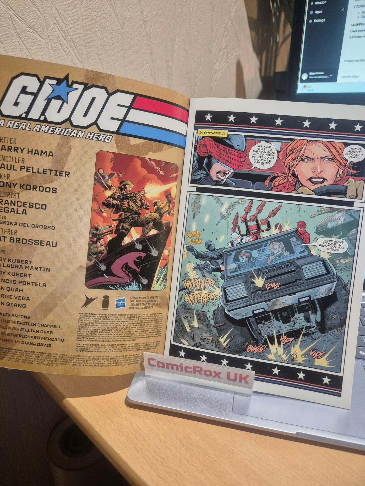 GI Joe A Real American Hero #320 Alan Quah Excl Virgin B&W Inks Ltd 750 - NM/M